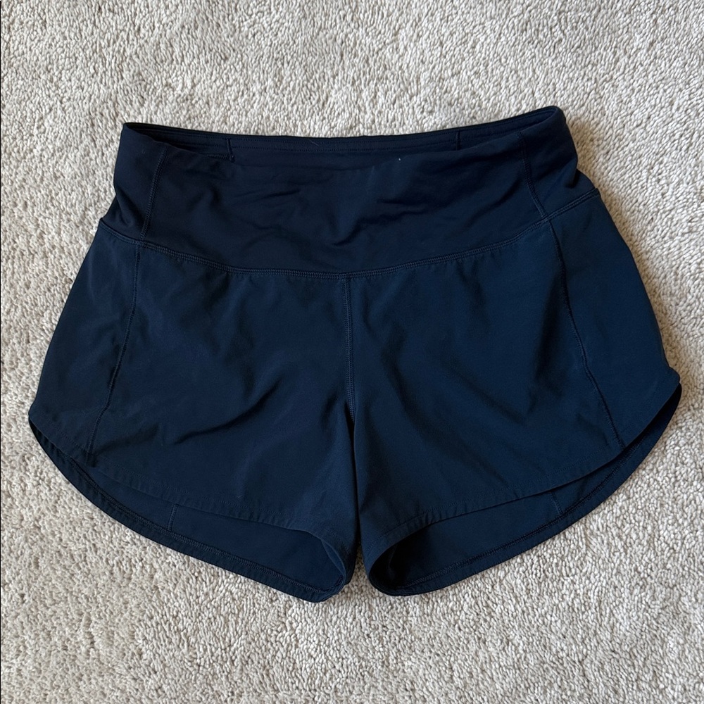 lululemon athletica Navy Athletic Shorts (Like New)